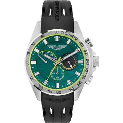 Aston Martin Aml Thrill HLC W MTRH1F502 Horloge - Siliconen - Zwart - Ø 44 mm