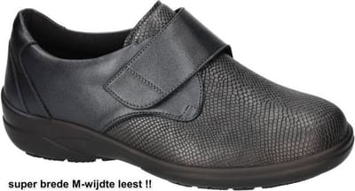 Solidus -Dames - zwart - ballerina's & mocassins - maat 37.5