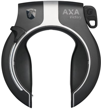 Ringslot Axa Victory - glanzend zwart/grijs (werkplaatsverpakking)