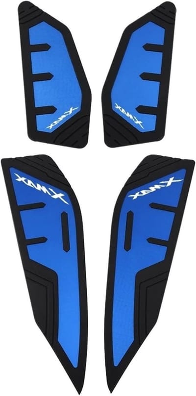 Motorfiets Voetsteunen - Antislip Pedaal - Verbeterde Rijervaring - Duurzaam Aluminium - Set van 2 - Blauw