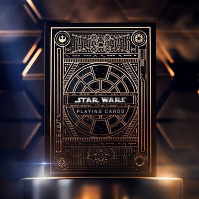 Star Wars Luxe Speelkaarten | Limited Gold Edition Premium playing cards | 100% Plastic & Waterdicht Kaarten | Spelkaarten Pokerkaarten | Playing Cards voor Poker of Drankspel Volwassenen