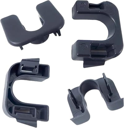 4 x Bevestigingsbeugels voor Achterdrager, Geschikt voor Ford Fiesta, Focus, Peugeot en Citroën, Duurzaam en Betrouwbaar Accessoire voor Fietsendragers