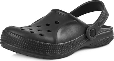Ladeheid Clogs Kinderen - Tuinschoenen - Lichte - Kinderschoenen - Meisjes - Jongens – Zwart – 24 – LA-KL-055