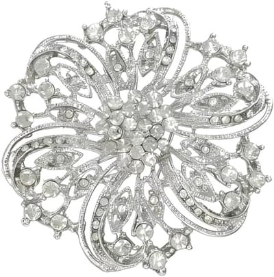 Broches en dennen, zilveren sieraden, voor verjaardag, Kerstmis, feestjurk decoratie