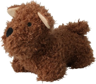 Home & Styling Deurstopper - Puppy hondje - bruin - polyester - 27 x 17 cm - dieren - kinderkamer - deurgewicht - tegen klapperende deuren