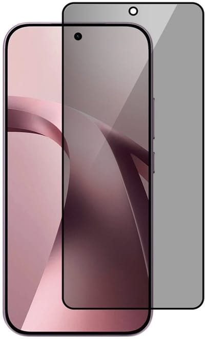 Coverup Screen Protector - Geschikt voor Xiaomi 17T Screen Protector - Coverup Full-Cover Privacy Tempered Glass - Fingerprint Unlock - Zwart
