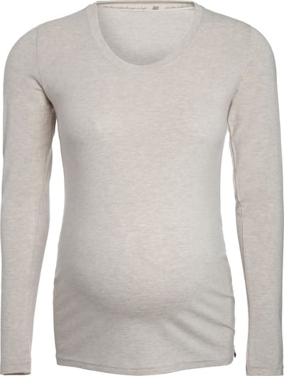 Baby's Only Zwangerschapstop lange mouw Glow - Zwangerschapsshirt gemaakt uit 96% viscose en 4% elastaan - Longsleeve dames - Ecru - M