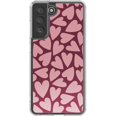 imoshion Hoesje - Geschikt voor Samsung Galaxy S21 FE - Design hoesje - Hearty Blush