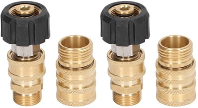 Dailygoods - Set van 8 Druk Wa Snelkoppelingen voor Hogedrukreinigers