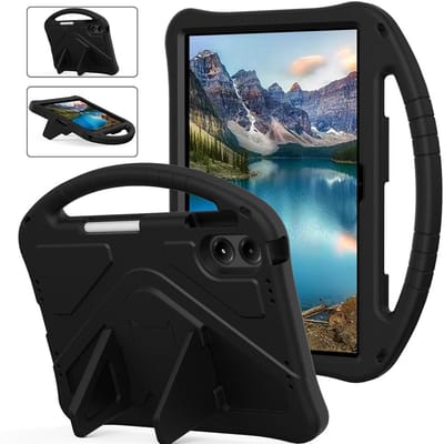 Coverup Tablethoes geschikt voor Xiaomi Redmi Pad 2 Pro Hoesje - ShockProof Kids Case - Zwart
