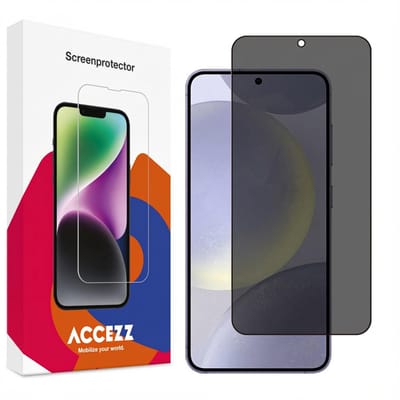 Accezz Screen Protector - Geschikt voor Samsung Galaxy S24 Plus / S25 Plus - Gehard Glas Privacy Screenprotector