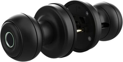 Slim Deurslot - Vingerafdruk Slot - Veilig Toegang - Meerdere Ontgrendelopties - 35-55mm Deurdikte - Nero