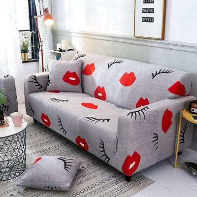 Bloemenprint Bankhoes Voor Woonkamer Kussenovertrekken Bankhoes Katoen Elastisch Bankhoes Bank Handdoek Stoelbeschermer 1 st 2-seater 145-185cm