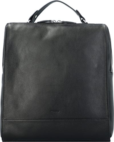 PICARD Leren Vrije tijd rugzak Rugzak Luis Backpack Black Zwart