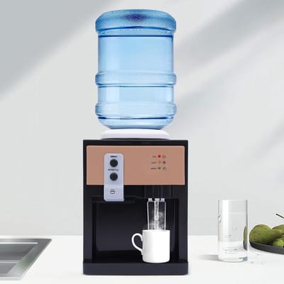 Elektrische Waterdispenser - Tafelwaterkoeler - Water Koelen en Verwarmen - Voedselveilig RVS Binnenvoering - 36 x 24 x 27 cm