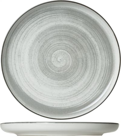 Cosy & Trendy Dinerbord Baltic Grijs Ø 27 cm - Aardewerk - Vaatwasser- & Magnetronbestendig