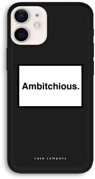 Case Company® - Hoesje geschikt voor iPhone 12 Pro hoesje - Ambitchious - Biologisch Afbreekbaar Telefoonhoesje - Bescherming alle Kanten en Schermrand