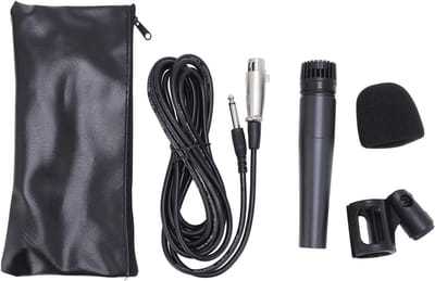 Dynamische Microfoon - Opname Microfoon - Zonder Latentie - Cardioïde Polariteit - 1 Set