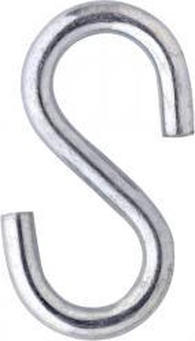 S haak - 33x2.5mm - 10 stuks