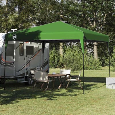 Pop-up Tent - Feesttent Paviljoen - Buitenfeesten Organiseren - Waterdicht Uv-beschermend - 290x290x251 cm - Groen