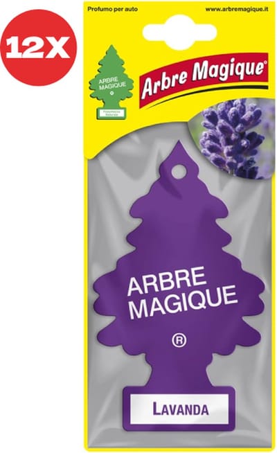 12 stuks Lavendel Arbre Magique Geurboom luchtverfrisser voor in de auto Lavanda – Car Parfum – Geurboompje – Geurbooster – Wonderboom – Geurverfrisser – Nieuwe Auto – Autogeur – Autoparfum – Geurblad