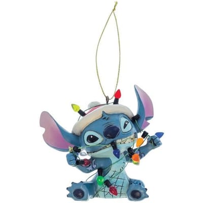 Lilo & Stitch - Disney Kerstballen - Stitch Wrapped in Christmas Lights - Kersthanger - voor Geen - meerkleurig