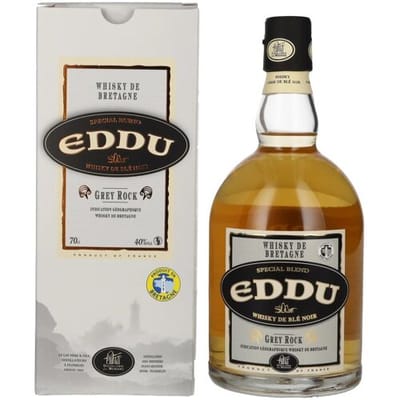 Eddu Grey Rock Whisky Blend 40% Vol. 0,7l in geschenkverpakking