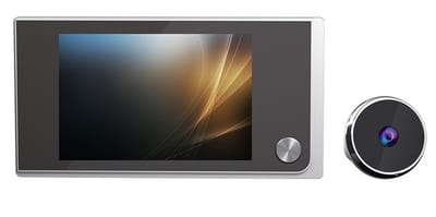Digitale Deurspion Camera 3,5 inch LCD – Video Deurbel Zonder Wifi – 2MP HD – 120° Groothoek – Deurviewer met Scherm – Voor Deur 40-100mm – Zwart