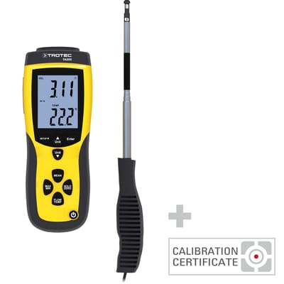 Anemometer TA300 rechte sonde incl. kalibratiecertificaat