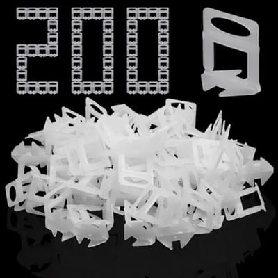 200 stuks zelfnivellerende kruising voor tegelplaatsing - 2 mm afstandsverspringing - Nauwkeurige nivellering en verhoogde efficiëntie