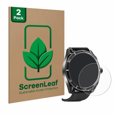 2 Stuks Screenprotector voor Yuede Smartwatch 1.43" (rond) - Hoogwaardige Beschermfolie transparant