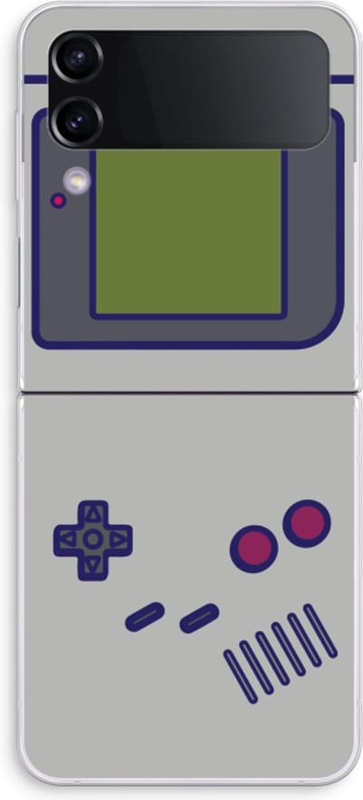 Case Company® - Hoesje geschikt voor Samsung Galaxy Z Flip4 hoesje - Game On - Soft Cover Telefoonhoesje - Bescherming aan alle Kanten en Schermrand