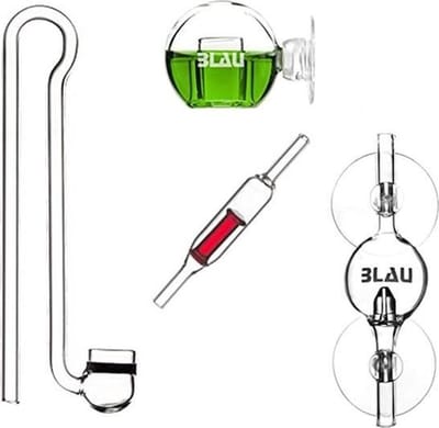 BLAU glazen CO2 set XS - voor Aquaria tot 30 Liter