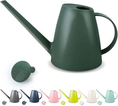 Gieter 1,8L voor Kamerplanten – Lange Uitloop, Compact Design – Plastic Plantenwatergieter voor Binnen en Buiten