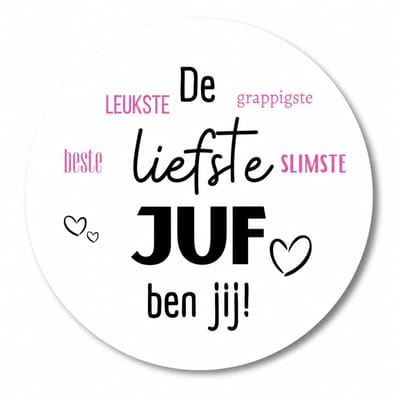 Stickers Voor De Juf - Cadeaustickers Juf - 20 Stuks - Memories Are Timeless