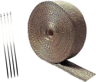 Nixnix® - Hitteband - 5m rol - 5cm breed - Heat wrap - Titanium Beige