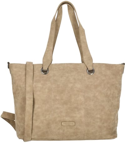 Enrico Benetti Josie Shopper met 15 inch Laptopvak - Laptoptas - Middentaupe