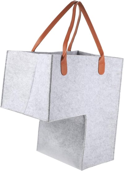 Wasmand Trapmand - Opbergmand Organizer - Vuile Kleren Sorteren - Ruimtebesparend Ontwerp - 42x25x42CM - Grijs