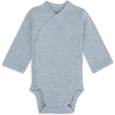 Lodger - Rompertjes met lange mouwen - blauw - maat 50 - 100% zacht bio katoen