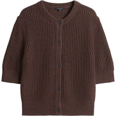 Gebreid shirt met 1/2-mouwen model 'Donousa'