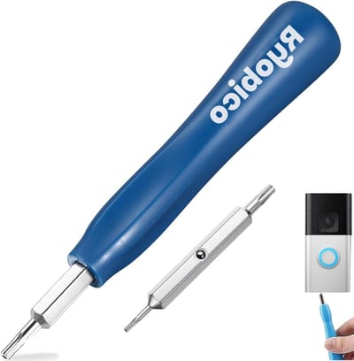 Deurcamera Schroevendraaier - Torx Tool Kit - Batterij Vervangen - Dubbelzijdig T6 T15 - Niet gespecificeerd - Blauw