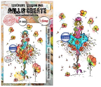 Aall & Create clearstamp A6 - Pirouette of petals
