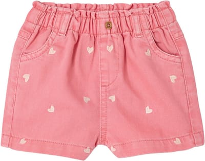 Vertbaudet Geborduurde short voor babymeisjes