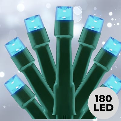Lomera Kerstverlichting - Kerstlampjes - Kerstboomverlichting - LED Verlichting - 180 LED Lampjes - 13.5 Meter Lichtsnoer - Blauw Licht - Kerstverlichting - Binnen en Buiten - Ip44 - Feestverlichting - Sfeerverlichting