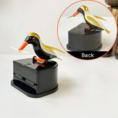 Schattig Vogeltje Tandenstokerhouder Automatische Tandenstokerdispenser Tandenstokerhouder Huisdecoratie Tafeldecoratie