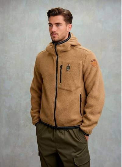 Blauer Fleecejack Alleghany