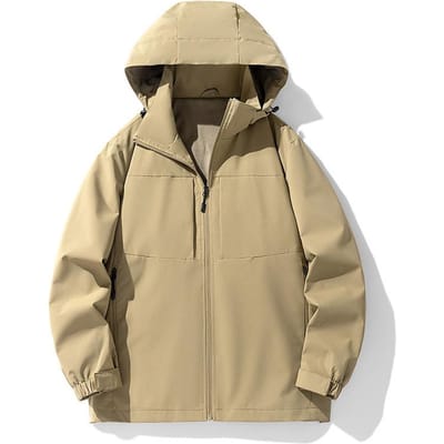 Herenjas Lente en Herfst Capuchon Effen Kleur Dunne Jas Mode Casual Tiener Licht Jas Heren 5XL marineblauwe kleur