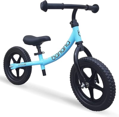 Ultrazachte loopfiets voor kinderen vanaf 2 jaar, verstelbaar stuur en zadel, 12 inch wielen, aluminium frame