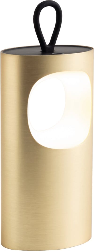 Luxus Europe - Tafellamp Lugano Goud - Draadloze LED Tafellamp Binnen - USB-C Oplaadbaar - Dimbaar - Warm Wit - Luxe Design