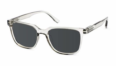 Vista Bonita CUBO – Zonneleesbril UV400 – Sterkte +0.50 – Kleur Kadushi Silver – Unisex model - Lichtgewicht montuur – Rechthoekige pasvorm – Flexveren - Inclusief etui en doekje